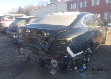 2018 Infiniti Q70L 3.7X Luxe from USA, damaged, VIN JN1BY1PRXJM370090